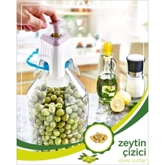 Kolay Zeytin Dilme Çizme Aparatı Pratik Kolay Zeytin Çizici Alet