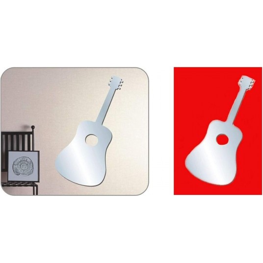 Duvar Süsü (sticker) Gitar Şekilli