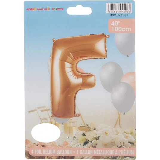 Harf Folyo Balon 90cm (40 inch) Rose Gold 1 Adet