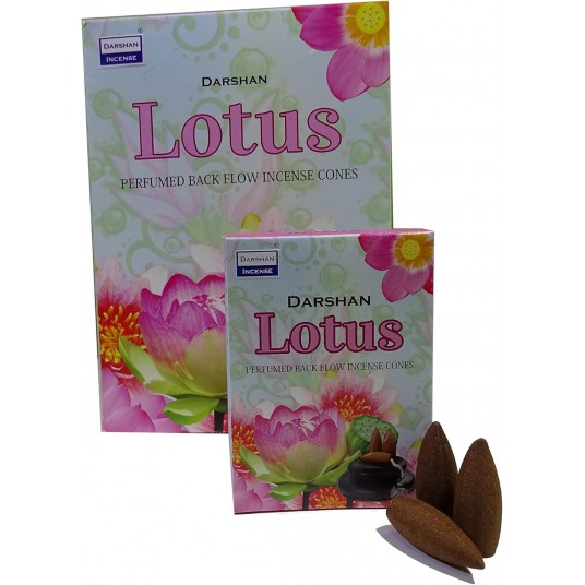 HD Lotus - Nile Lotus Çiçeği Kokulu/Meditation Özel Aromalı Special Collection Geri Akış Normal Boy Backflow HD Lotus - Nile Lotus Çiçeği Kokulu Özel Aromalı Cones Konik Tütsü Paket 10 Adet