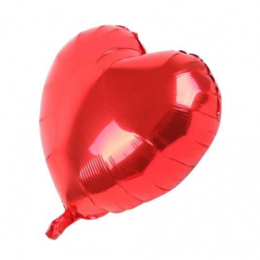 Kalp Balon o Kırmızı 45 cm 18 inç