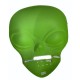 Ghoulish Productions Green Alien Mask 45x30 cm ( UZAYLI )