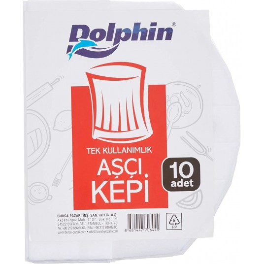 At Market Dolphin Aşçı Kepi 10'lu