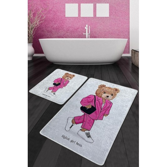 Boss Girl Banyo Halısı Djt 2li Set